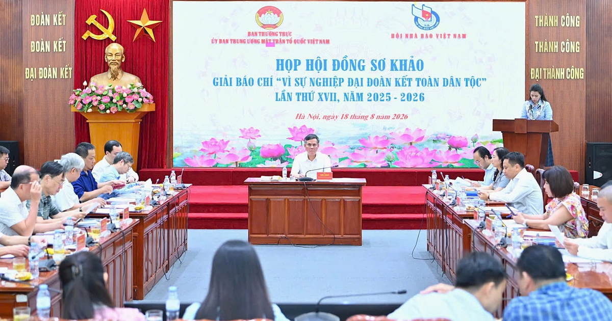 Hơn 2.700 bài dự thi Giải báo chí Vì sự nghiệp đại đoàn kết toàn dân tộc