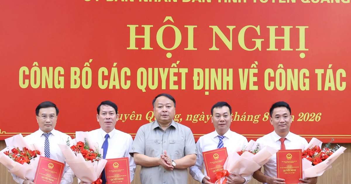 Tuyên Quang luân chuyển nhiều lãnh đạo cấp sở