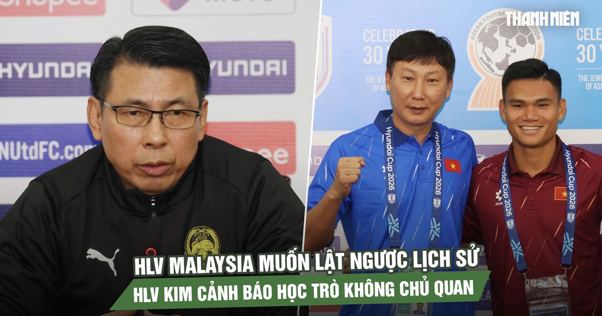 HLV Malaysia muốn lật ngược lịch sử, HLV Kim Sang-sik cảnh báo học trò không chủ quan