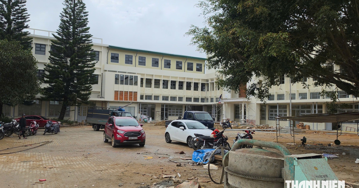 Trường mới giữa trung tâm Đà Lạt gấp rút hoàn thiện, sẵn sàng đón 890 học sinh