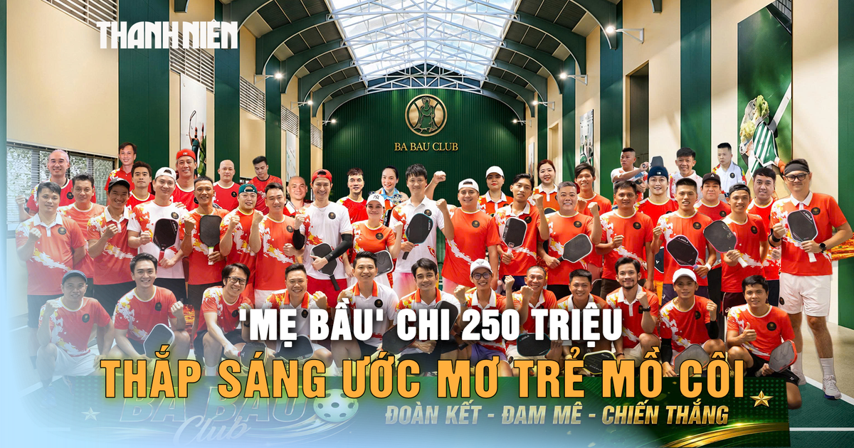 Từ tennis đến pickleball, 'Mẹ Bầu' chi 250 triệu thắp sáng ước mơ trẻ mồ côi