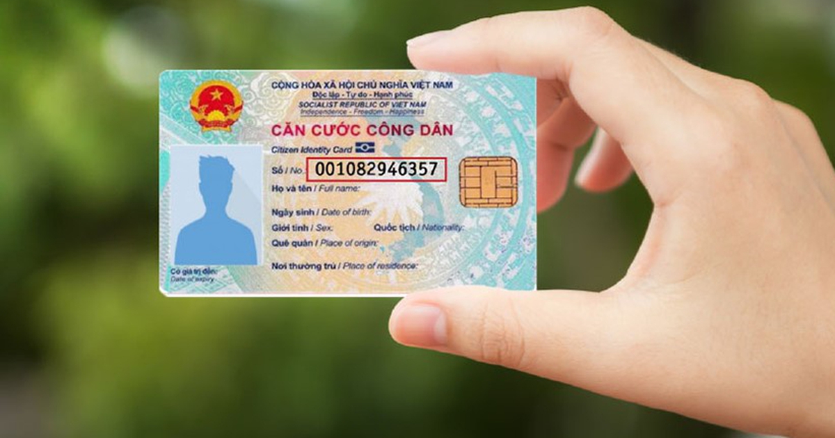 Từ 1.9, mã số bảo hiểm xã hội được thay bằng số định danh cá nhân