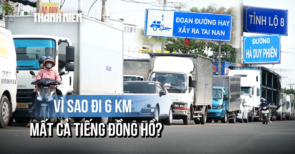 Tuyến đường 6 km chỉ 2 làn xe gánh dòng xe tải: Người dân lo sợ tai nạn rình rập