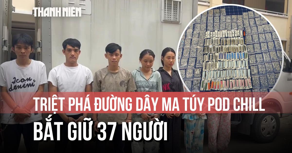 Đánh sập đường dây Pod Chill chứa ma túy quy mô lớn