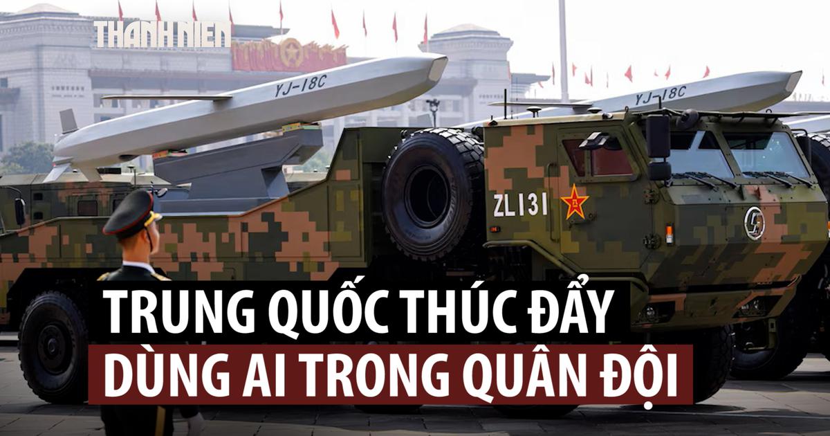 Ông Tập Cận Bình chỉ thị quân đội tăng cường ứng dụng AI
