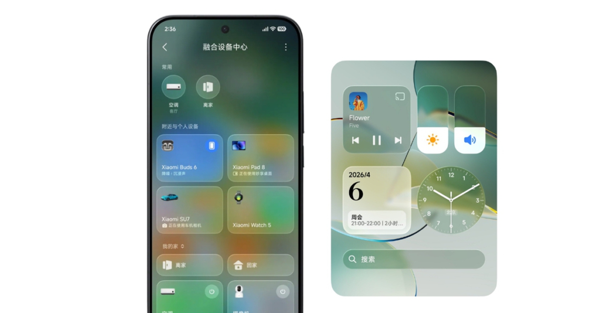 Những thiết bị Xiaomi nhận được hiệu ứng kính mờ độc đáo trên HyperOS 4