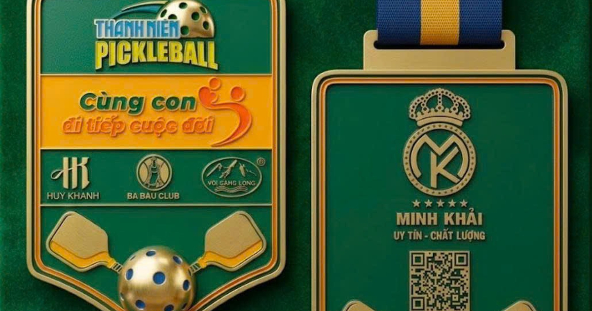 Báo Thanh Niên tri ân những người bạn đồng hành pickleball Cùng con đi tiếp cuộc đời