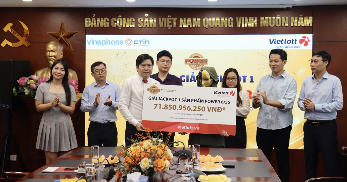 Trúng Vietlott hơn 1.000 lần, mới nhất trúng Jackpot 71 tỉ đồng