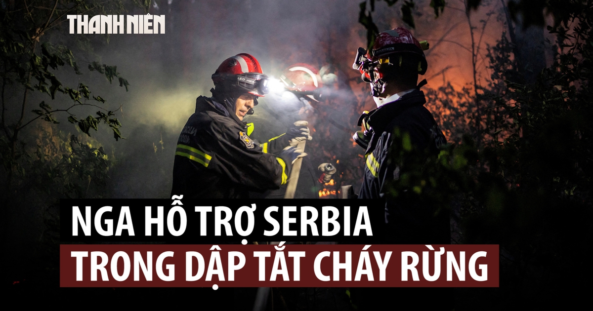 Máy bay Nga băng qua không phận NATO đến Serbia chữa cháy rừng