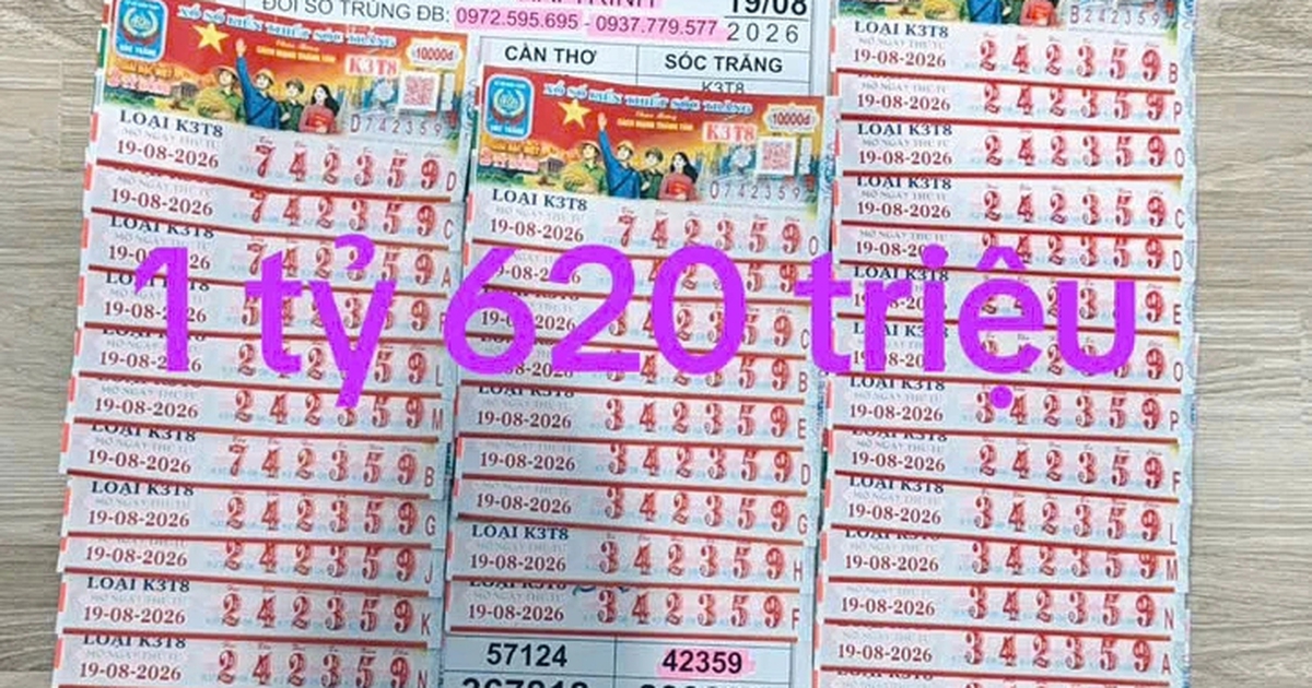Dãy số giúp nhiều người Đồng Nai trúng 1,62 tỉ xổ số miền Nam đài Sóc Trăng