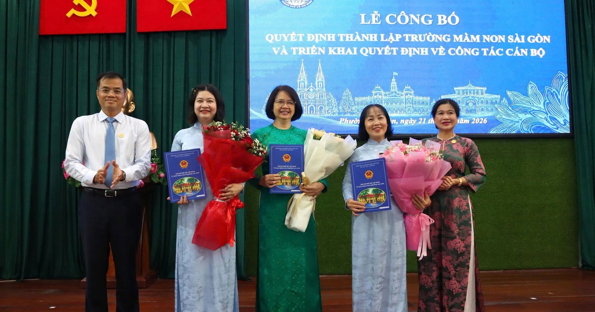 Sau sắp xếp trường học, phường Sài Gòn còn 5 cơ sở giáo dục công lập