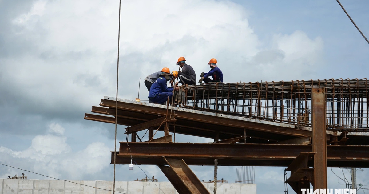 Cầu vượt Trà Bông tăng tốc, tạo điểm nhấn trên cao tốc Mỹ An - Cao Lãnh