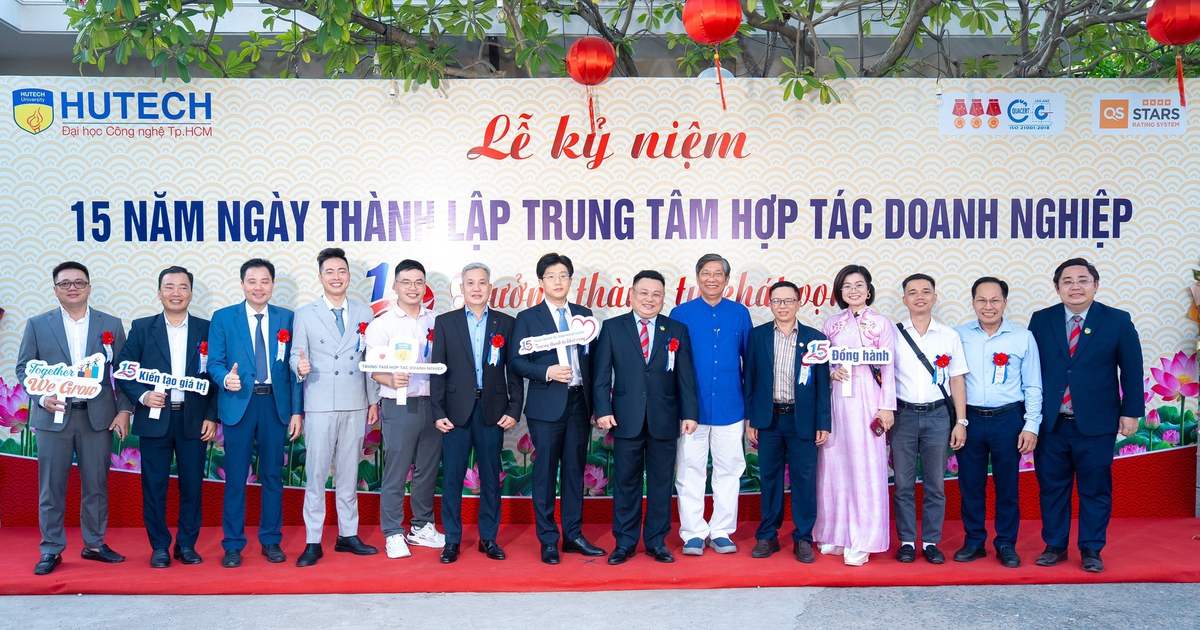 15 năm kết nối doanh nghiệp: HUTECH mở rộng giảng đường bằng trải nghiệm thực tế