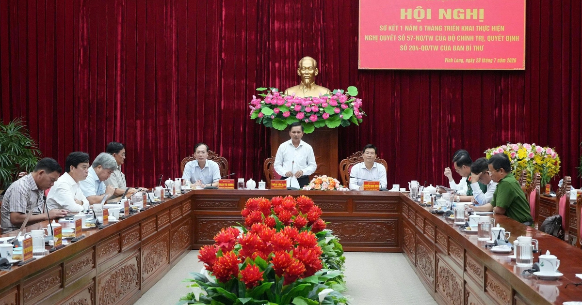 Vĩnh Long tháo điểm nghẽn chuyển đổi số, mở đường tăng trưởng 2 con số