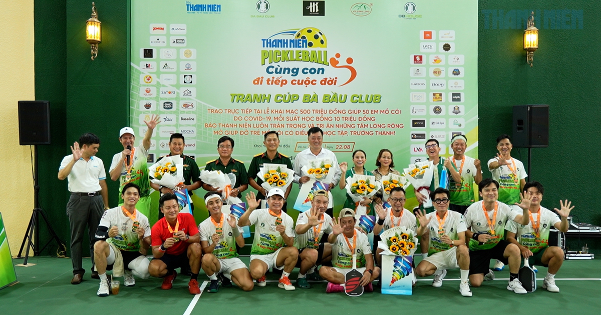 Gần 200 VĐV là doanh nhân, nghệ sĩ, lãnh đạo dự giải pickleball gây quỹ cho trẻ mồ côi do Covid-19