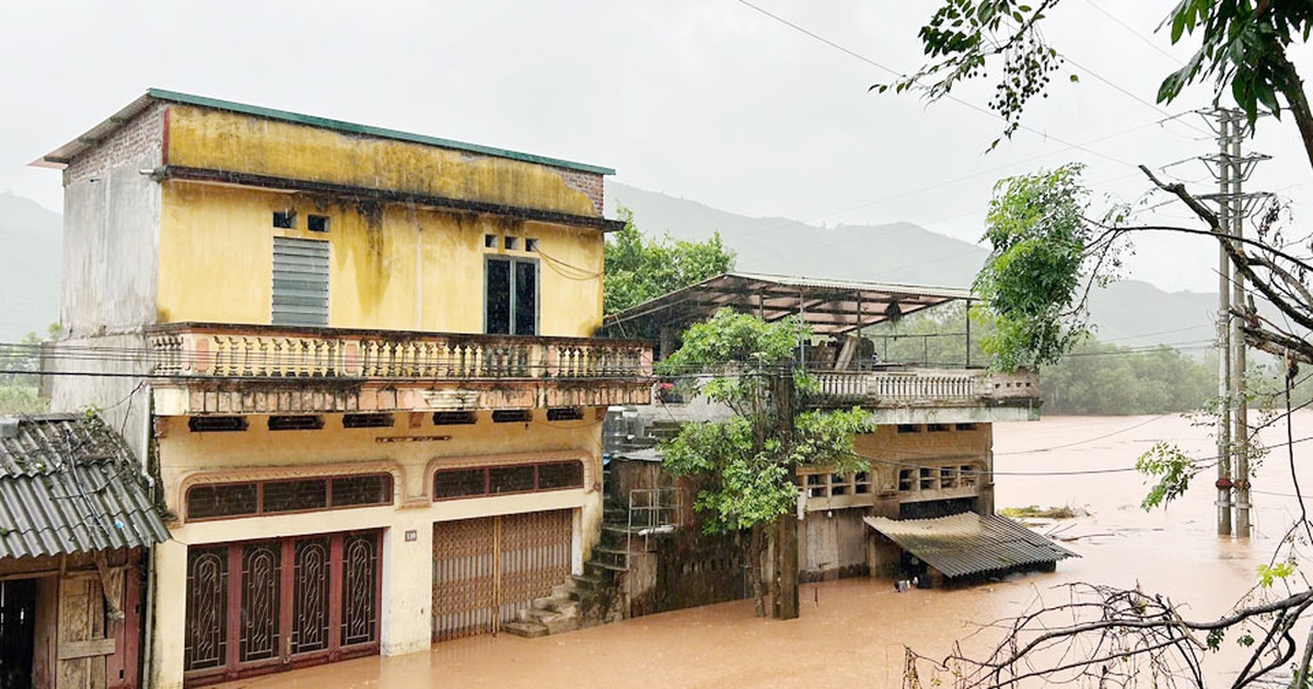 Bắc Ninh: Nhiều nhà dân bị cô lập, giao thông chia cắt do mưa lũ bão số 4