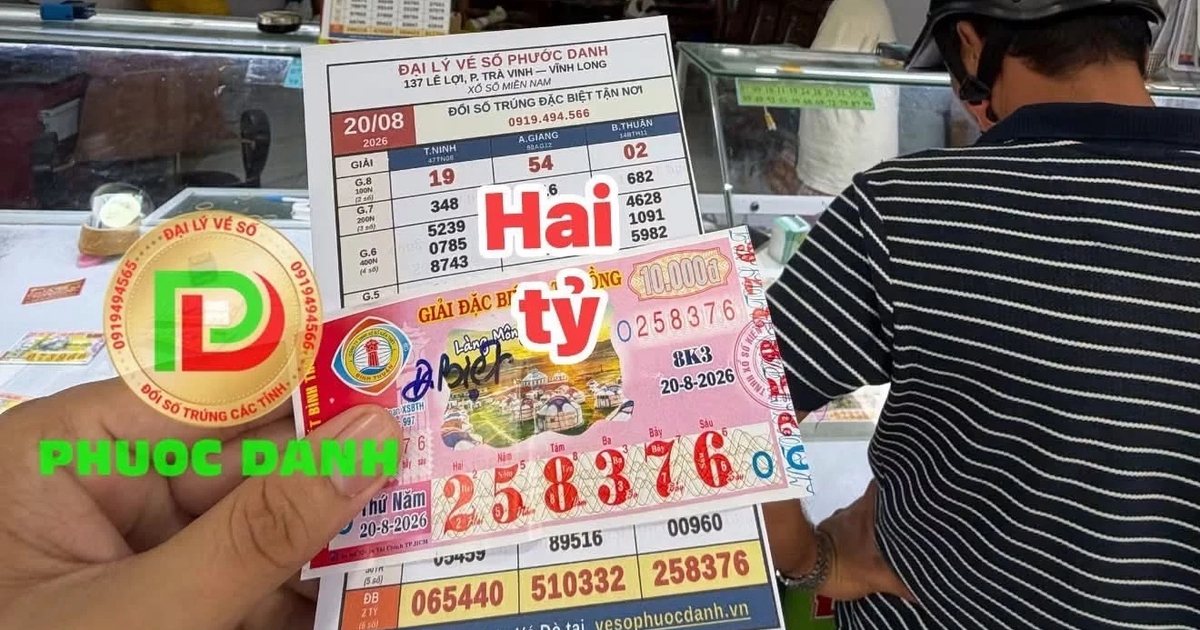 Trúng độc đắc xổ số miền Nam, hẹn đại lý đến quán cà phê đổi thưởng