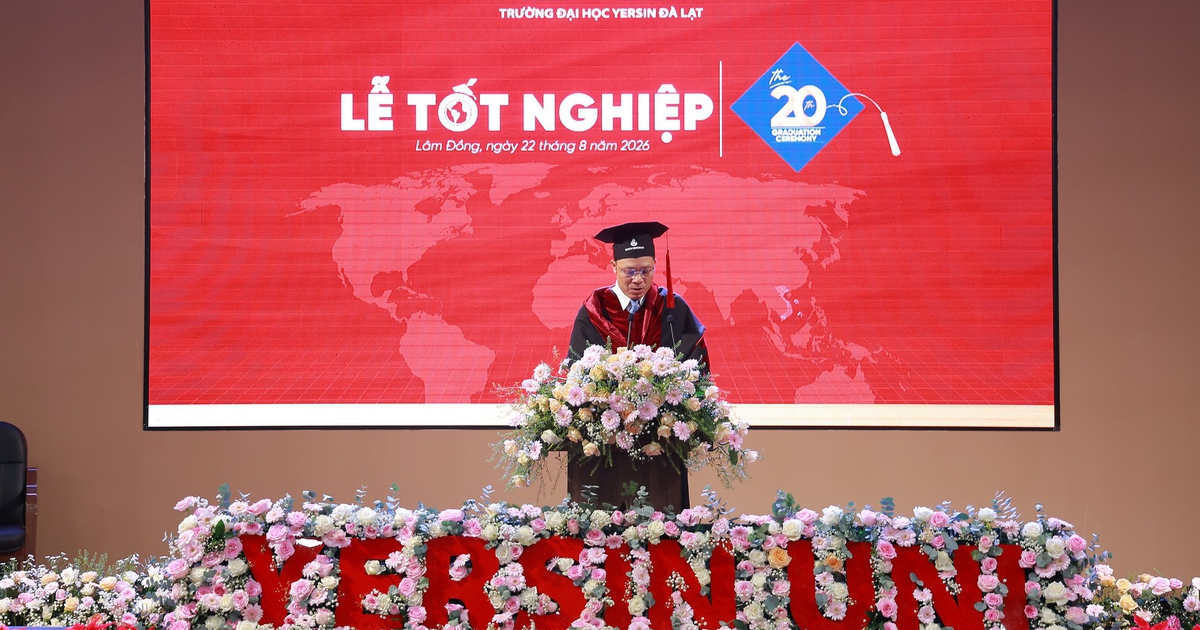 Trường đại học Yersin Đà Lạt tổ chức lễ tốt nghiệp cho 886 sinh viên