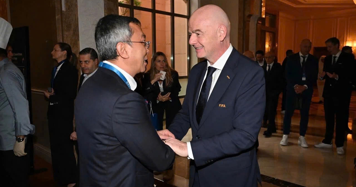 Chủ tịch FIFA có mặt ở Hà Nội trưa 26.8, lưu trú tại khách sạn sang trọng phố Lý Thái Tổ