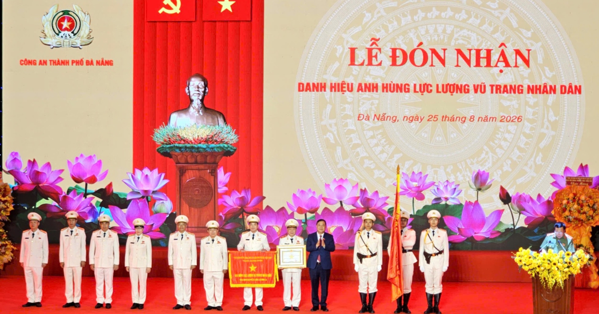 Công an Đà Nẵng đón nhận danh hiệu Anh hùng Lực lượng vũ trang nhân dân