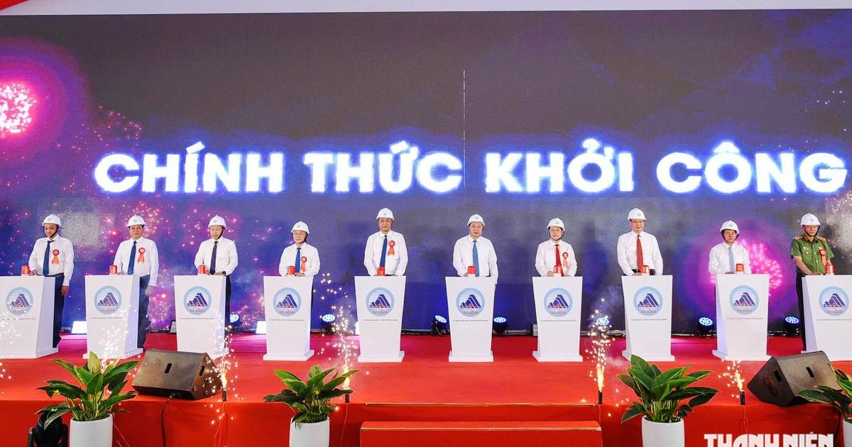 Đà Nẵng khởi công 2 dự án hạ tầng trọng điểm hơn 4.293 tỉ đồng
