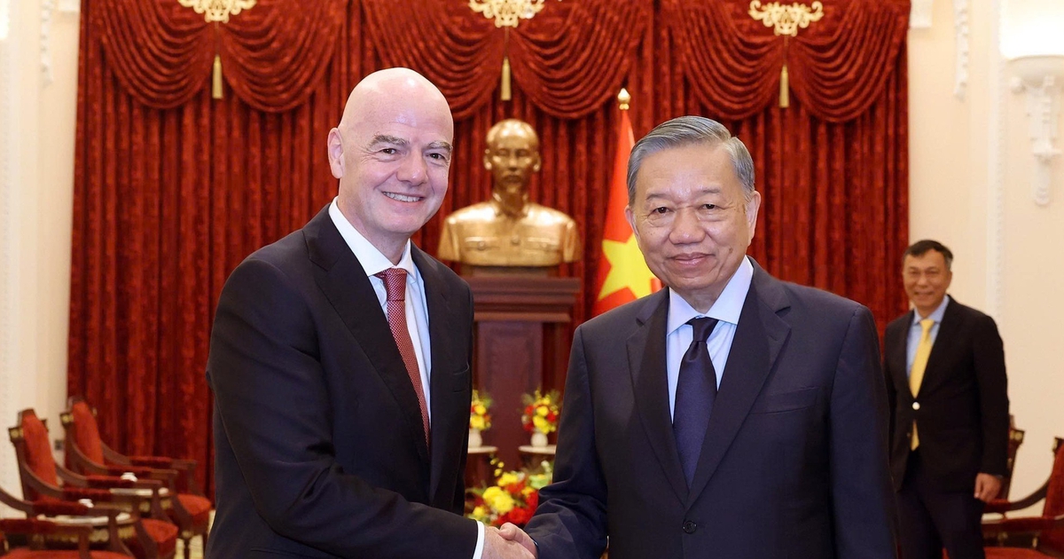 Cảm xúc đặc biệt của Chủ tịch FIFA sau cuộc gặp Chủ tịch nước, Tổng Bí thư Tô Lâm