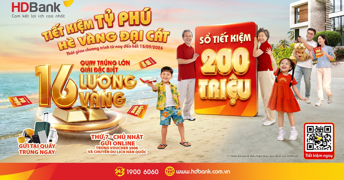 64 sổ tiết kiệm HDBank có chủ, cuộc đua 16 lượng vàng SJC vào chặng nước rút