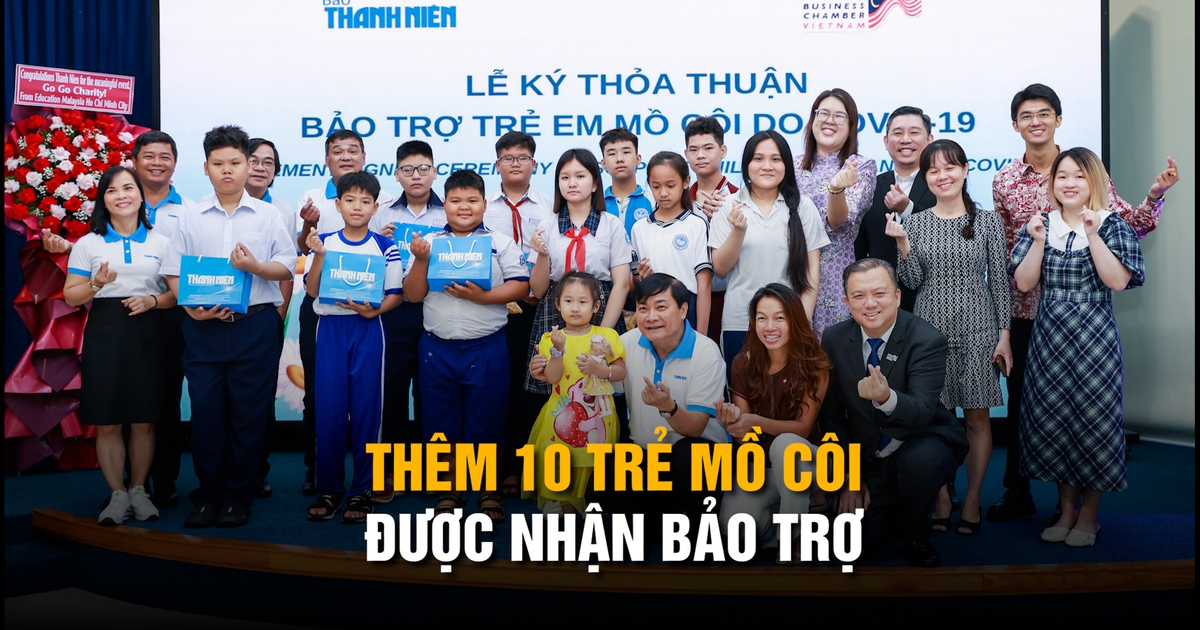 Ảnh: Cùng con đi tiếp cuộc đời: 10 trẻ mồ côi được Hiệp hội doanh nghiệp Malaysia tại Việt Nam nhận bảo trợ