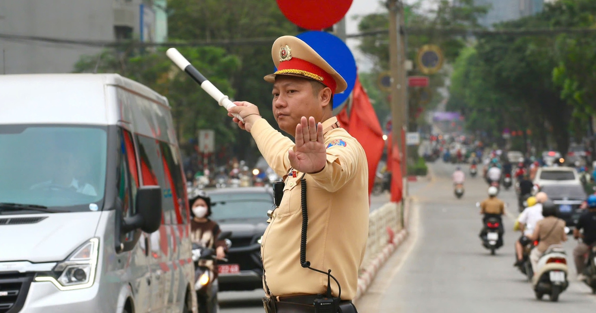 Tạm cấm, hạn chế phương tiện ở các tuyến đường xung quanh sân vận động Mỹ Đình