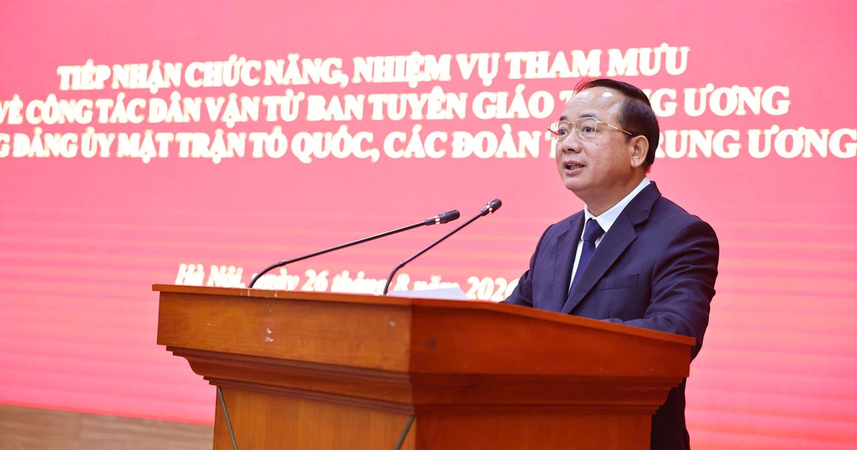 Ban Tuyên giáo T.Ư bàn giao công tác dân vận