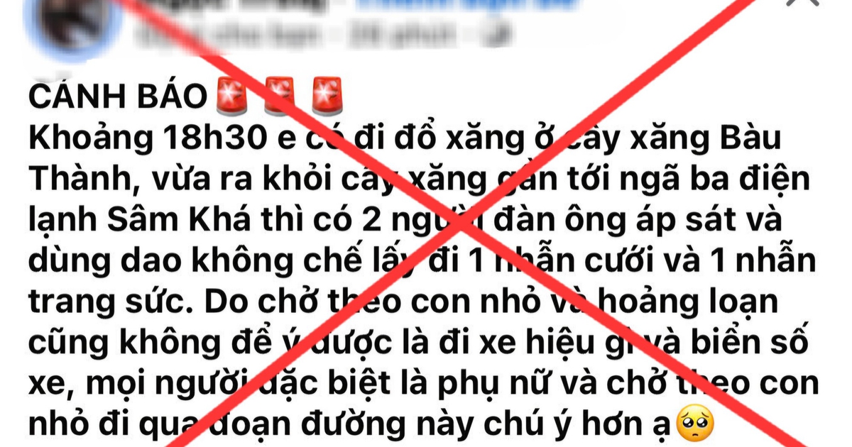 Sợ chồng biết mất nhẫn cưới, người phụ nữ ở TP.HCM bịa chuyện bị cướp