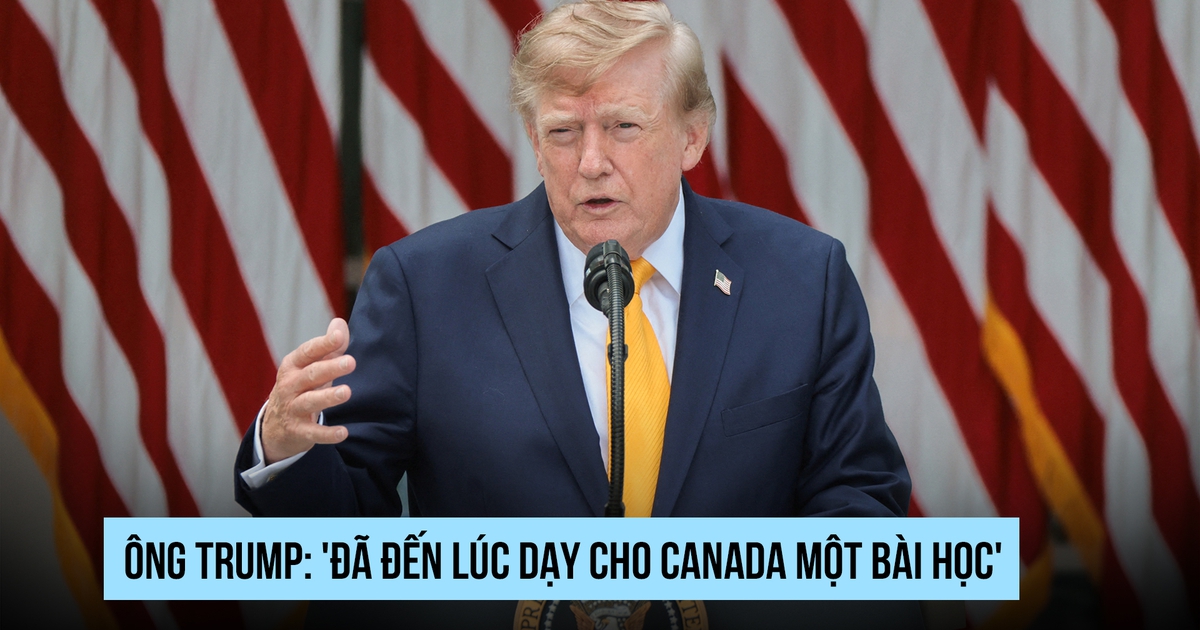 Ông Trump: 'Đã đến lúc dạy Canada một bài học'