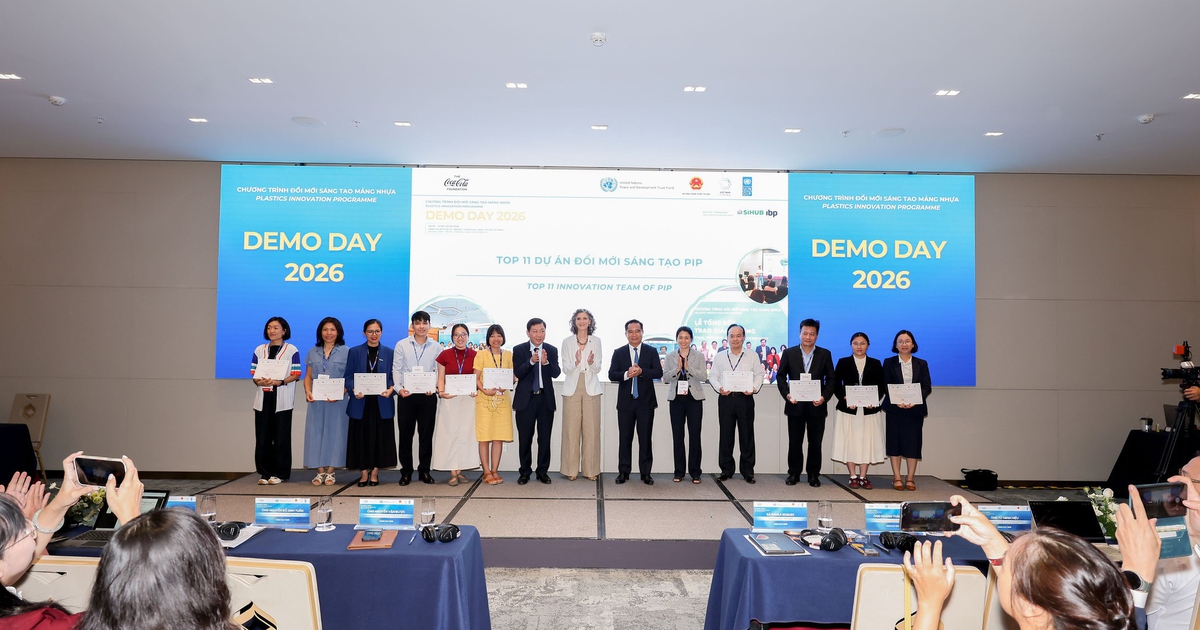 Quỹ Coca-Cola Foundation và UNDP hỗ trợ 11 dự án đổi mới sáng tạo mảng nhựa