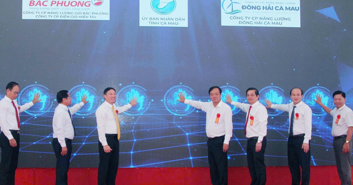Cà Mau xây dựng 3 dự án nhà máy điện gió hơn 6.300 tỉ đồng