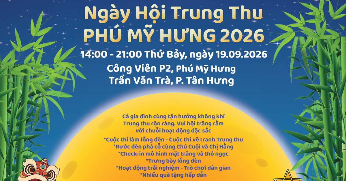 S&acirc;n chơi Trung thu th&uacute; vị tại Ph&uacute; Mỹ Hưng
