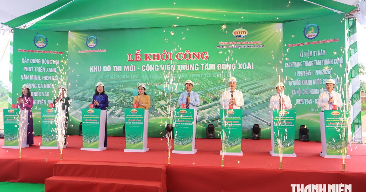 Khởi công khu đô thị mới công viên trung tâm Đồng Xoài