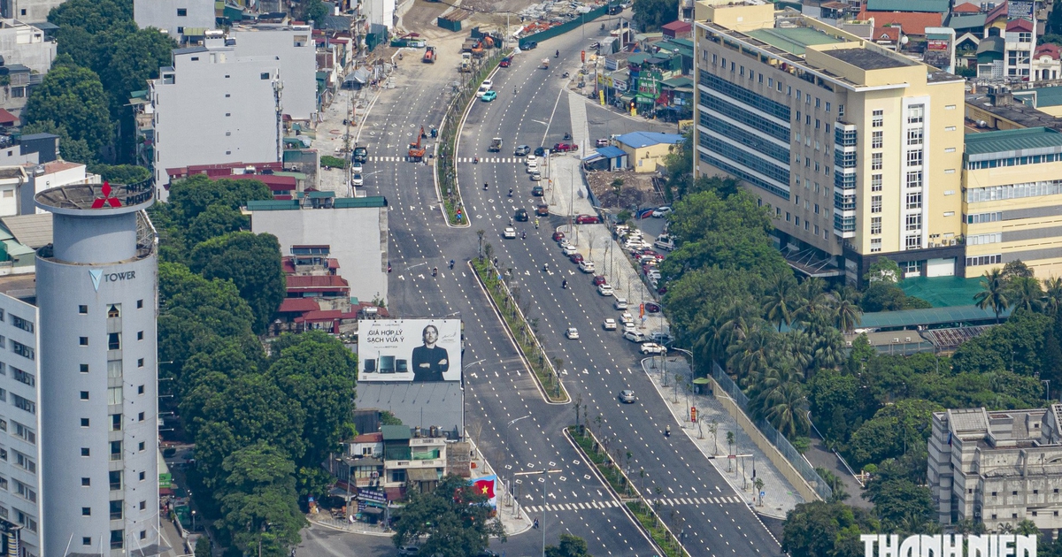 Toàn cảnh đường Vành đai 1 trước ngày thông xe