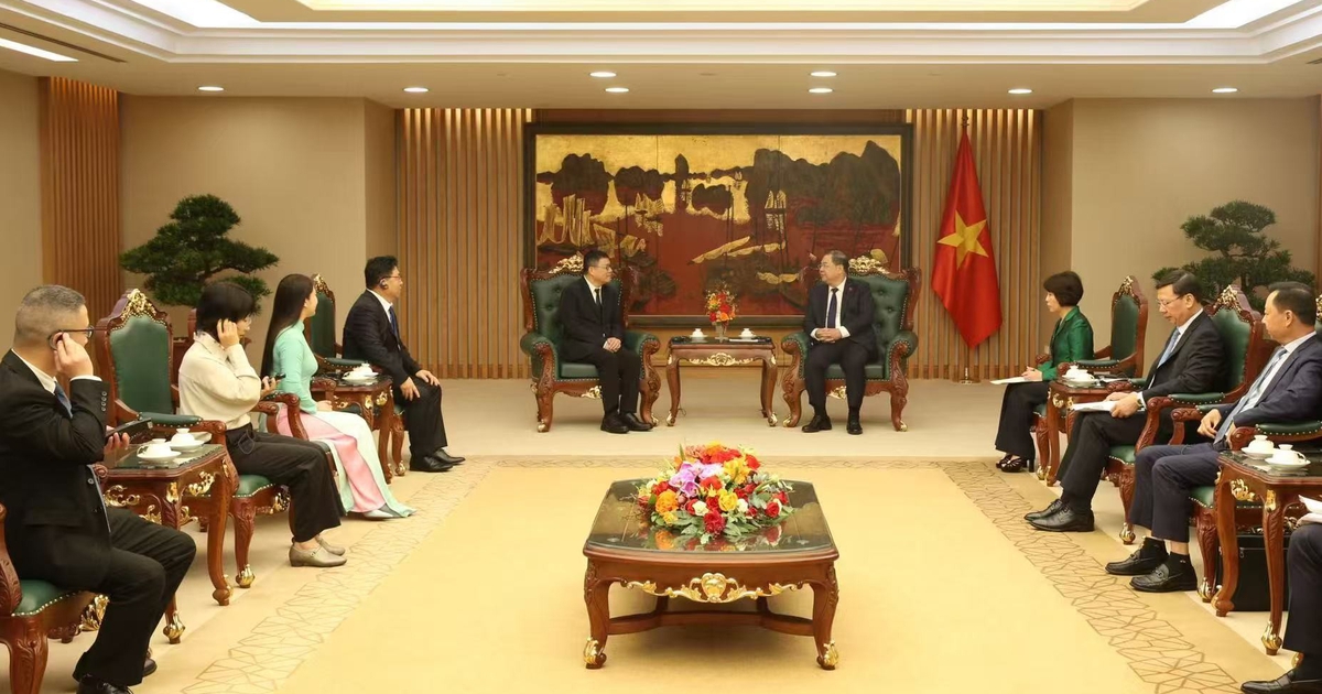 Phó thủ tướng Thường trực Phạm Gia Túc tiếp lãnh đạo Tập đoàn Texhong