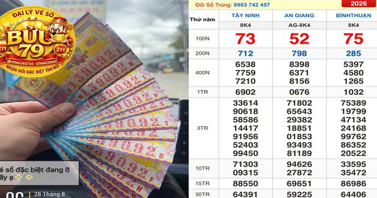 Mua 14 tờ v&eacute; ế, người đ&agrave;n &ocirc;ng T&acirc;y Ninh tr&uacute;ng 4,6 tỉ xổ số miền Nam