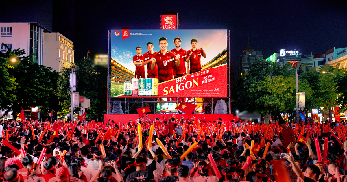 Bia Saigon ‘Kết triệu con tim’: Tình yêu bóng đá kết nối người hâm mộ Việt Nam