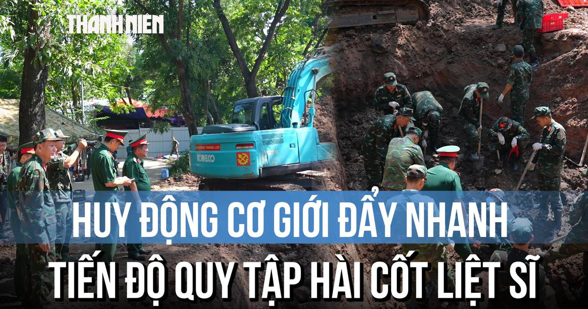 Tăng tốc quy tập hài cốt liệt sĩ: Mở rộng đào thăm dò, phát hiện thêm nhiều hài cốt