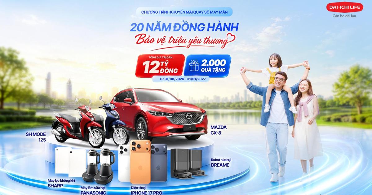 Dai-ichi Life Việt Nam triển khai chương trình ‘20 năm đồng hành bảo vệ triệu yêu thương’