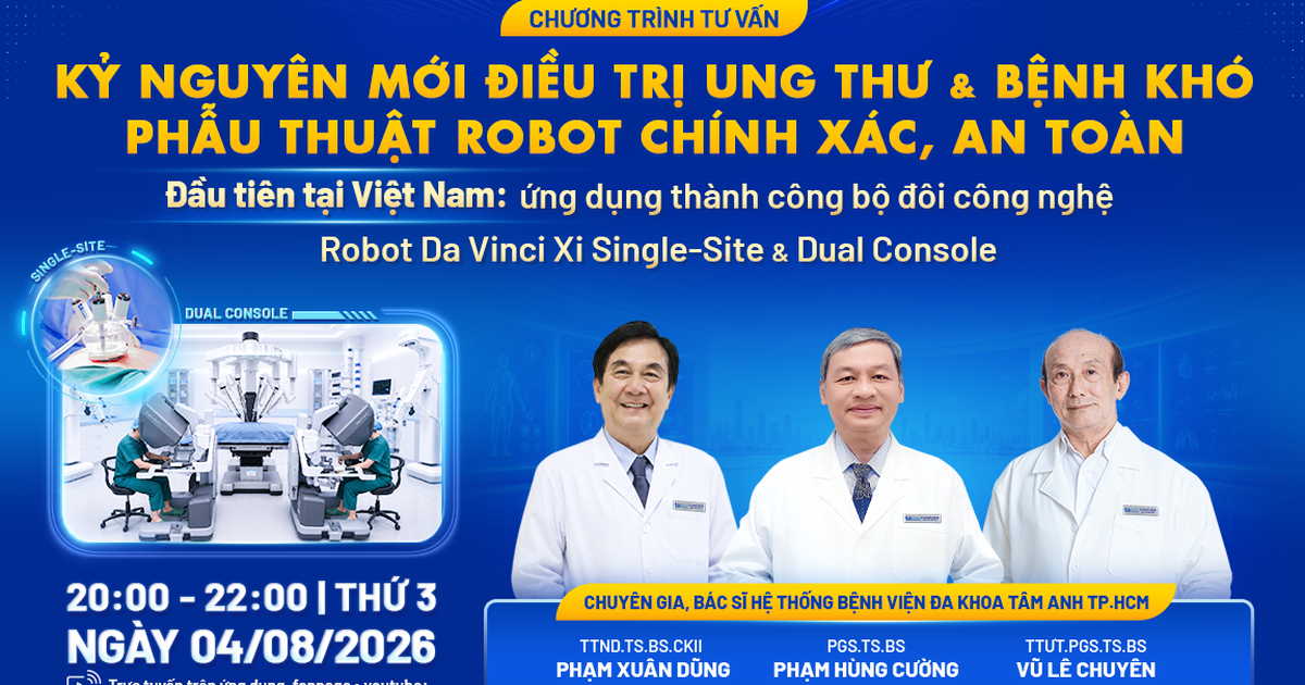 Kỷ nguyên mới điều trị ung thư & bệnh khó với phẫu thuật robot