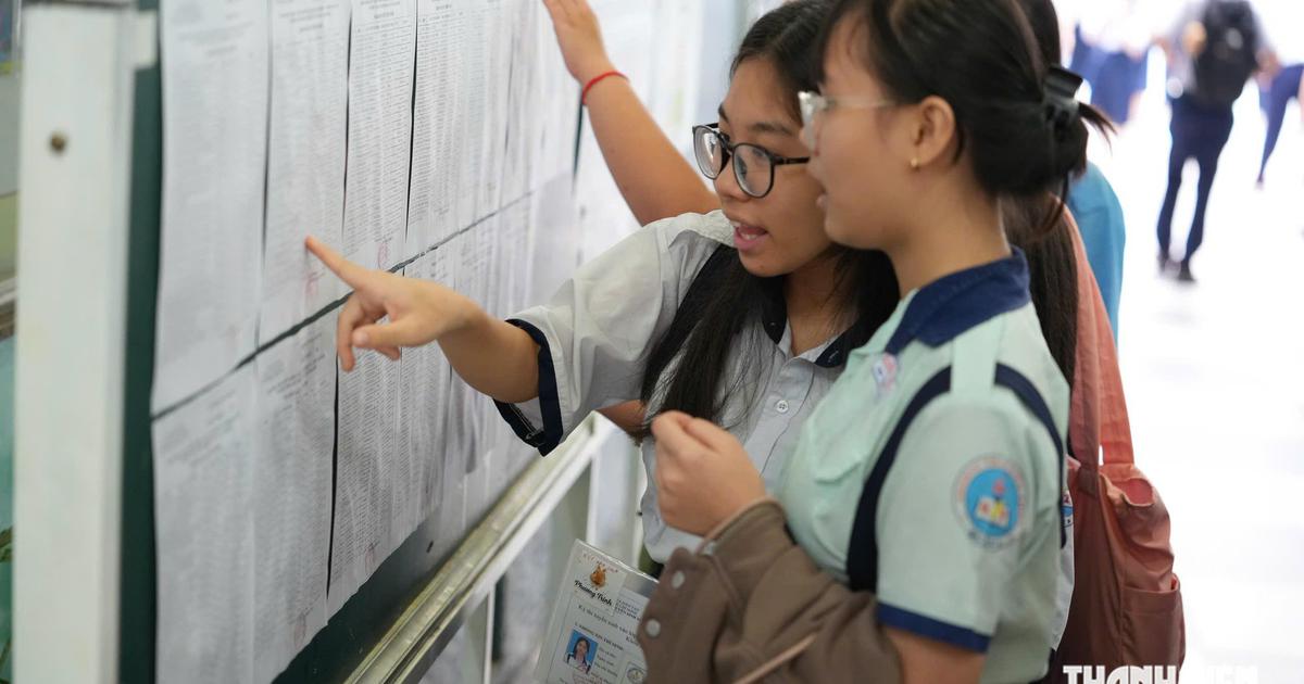 Đã có kết quả tuyển bổ sung lớp 10, học sinh đến trường THPT xem kết quả