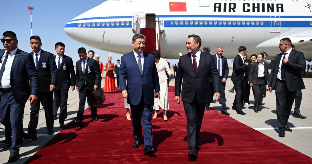 &Ocirc;ng Putin v&agrave; &ocirc;ng Tập dự hội nghị Tổ chức Hợp t&aacute;c Thượng Hải ở Kyrgyzstan