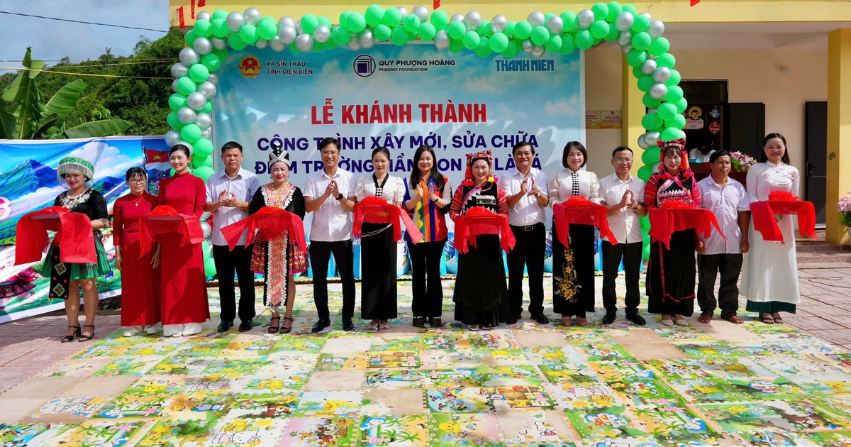 Báo Thanh Niên và Quỹ Phượng Hoàng xây dựng điểm trường thứ 10