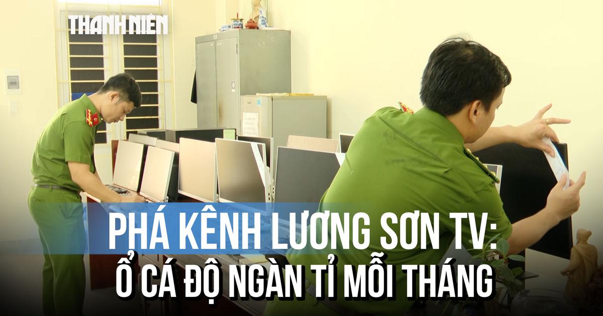 Lật tẩy thủ đoạn dụ dỗ cá độ qua sóng phát trực tiếp bóng đá của Lương Sơn TV