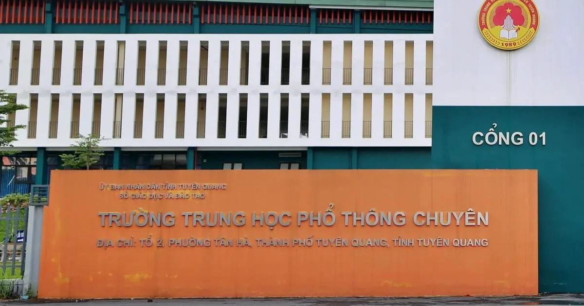 Nóng: Thí sinh điểm thi THPT chuyên Tuyên Quang thi lại tất cả các môn