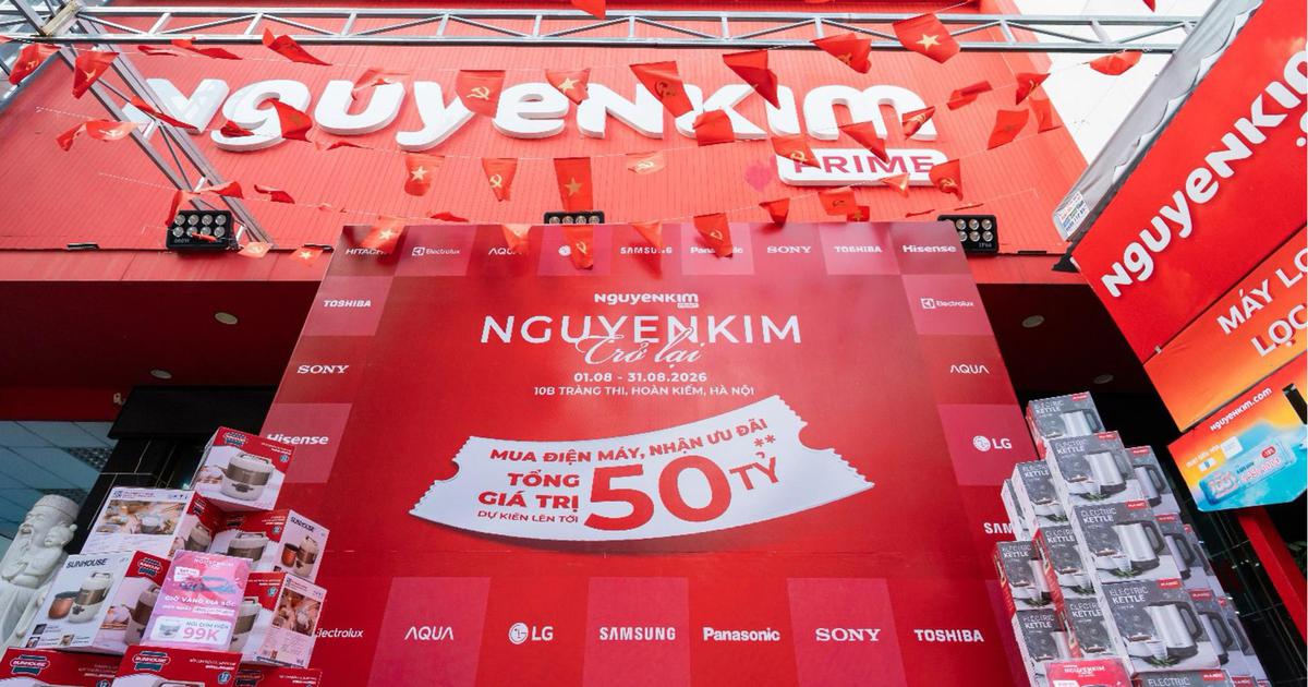Nguyễn Kim khởi động chiến dịch Red Return, tung loạt chính sách vượt trội cho khách hàng