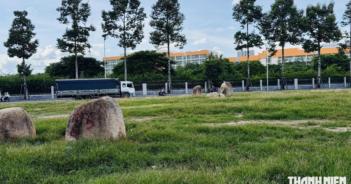 TP.HCM: Tìm kiếm thông tin hố mộ liệt sĩ trước Bệnh viện Quốc tế Becamex